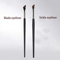 Eyeliner and Eyeshadow Brush Set for Precise Makeup Detailing - Multiple Handle Colors