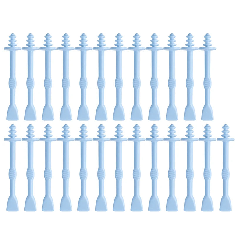 Disposable Nose & Ear Wax Applicator Sticks - 25 Double End Wax Scrapers for Facial & Body Hair Removal