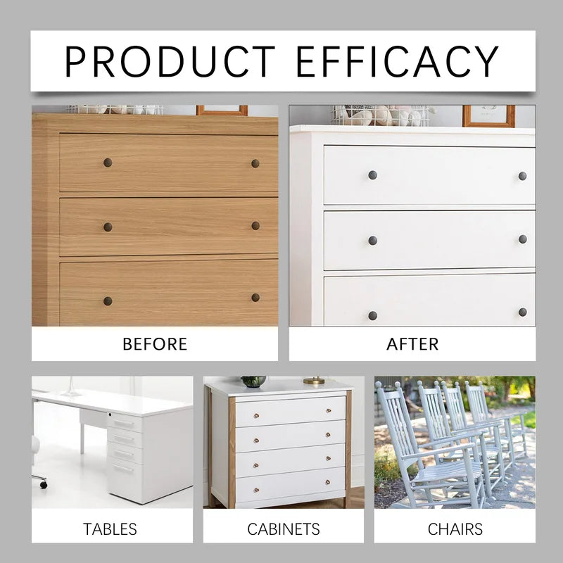 Water Based Wood Paint - High Coverage, Quick Dry, Eco Friendly Furniture Refurbish