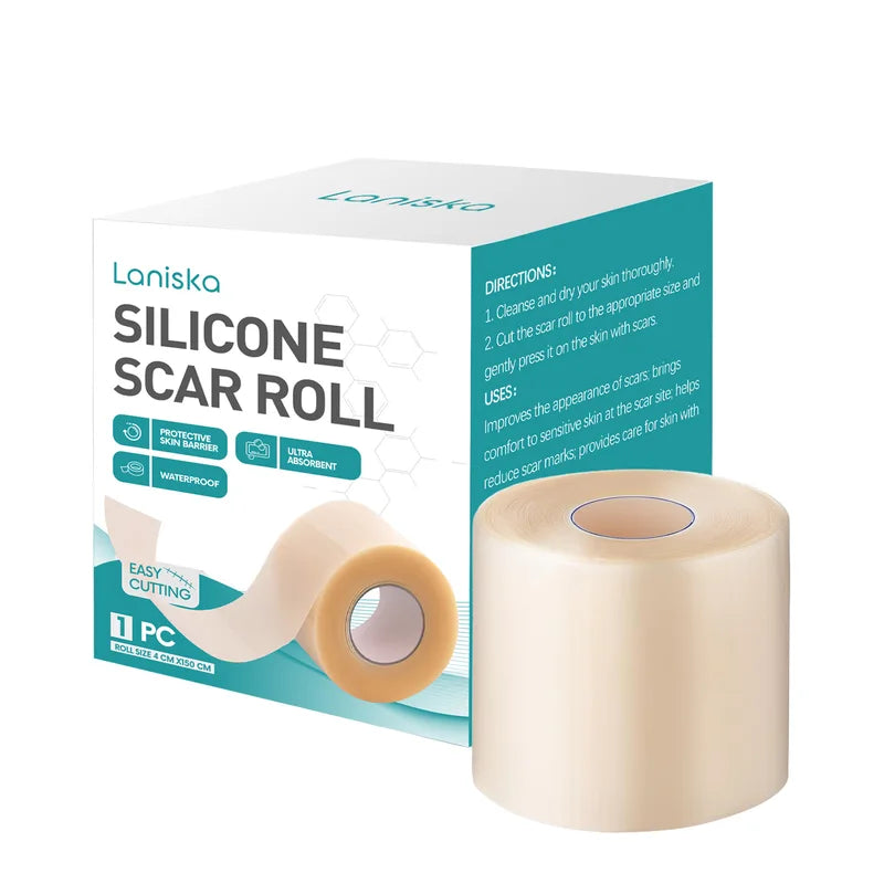 Silicone Scar Sheets 4cm x 150cm Self-Adhesive Waterproof Skin Cover