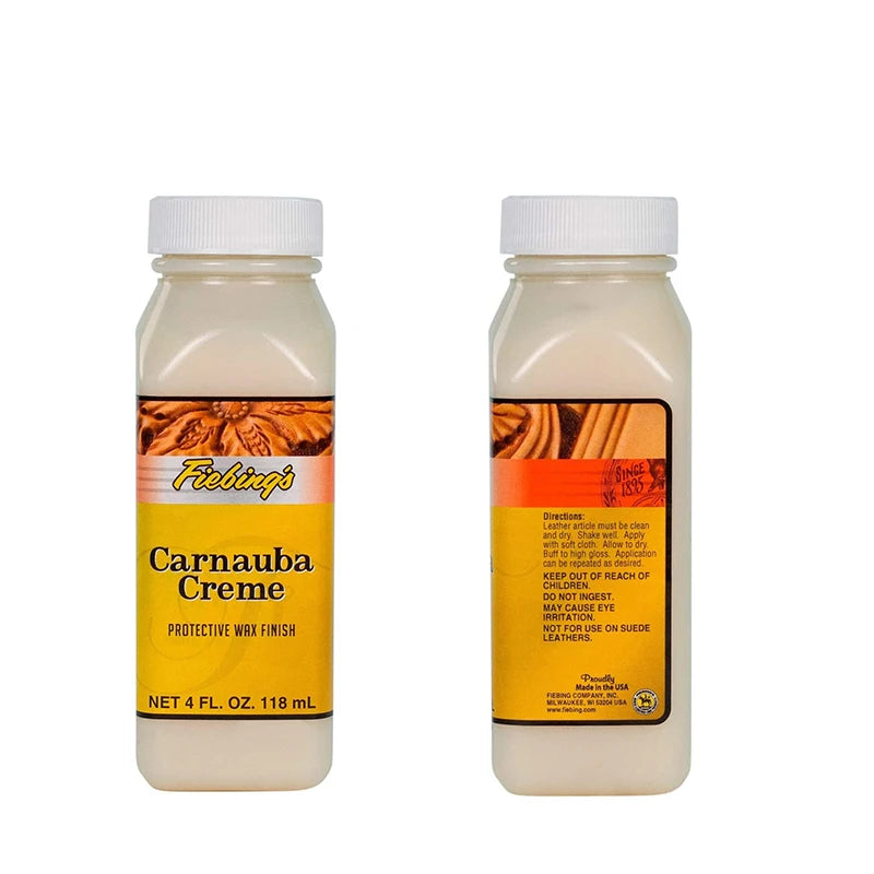 118ml Carnauba Wax Leather Finish - Protective High Gloss Coating