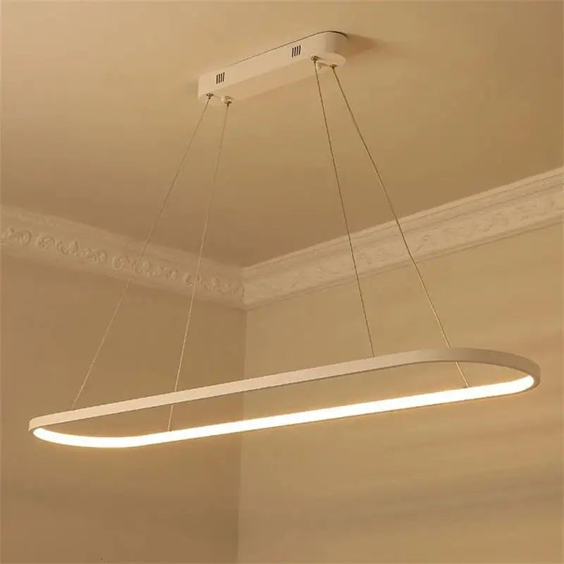 Modern LED Pendant Lighting for Indoor Spaces - Dimmable Ceiling Lamp with Remote Control