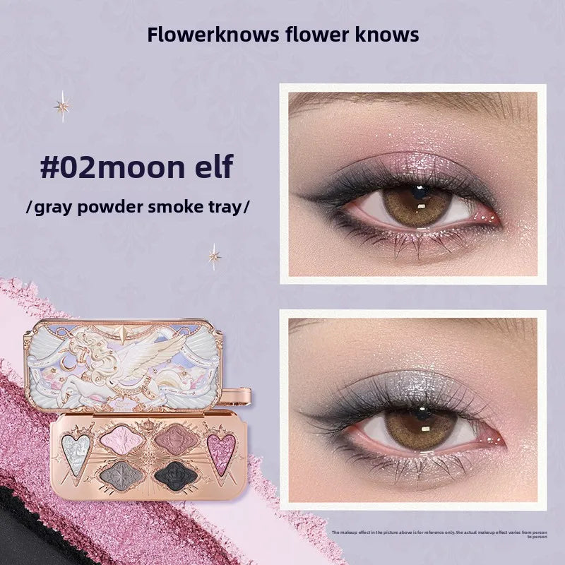 Vegan Satin Eyeshadow Palette with 6 Colors - Waterproof, Long Lasting, Shimmer & Matte Finish