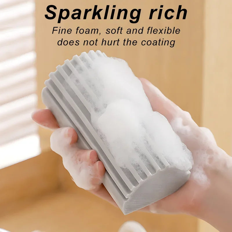 3Pcs Car Dust Cleaning Sponge Set Reusable Dusters for Mirrors, Windows, Blinds