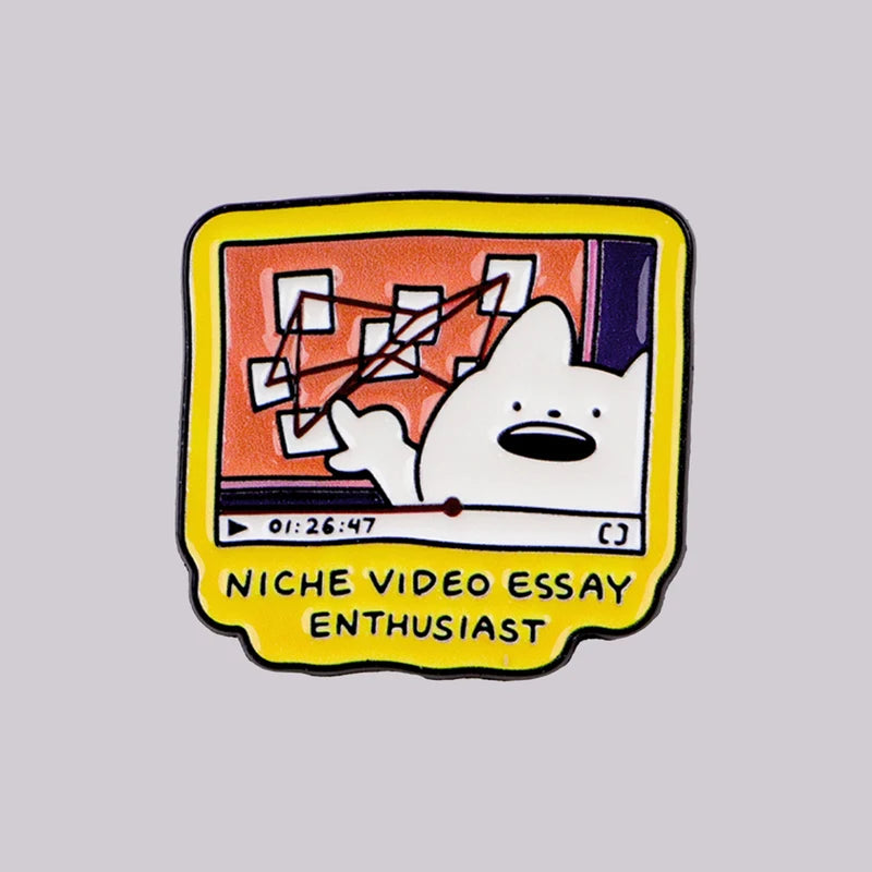 Cute Dog Enamel Pin Lapel Badge for Bags & Clothing - Gift Ready