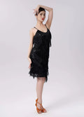 Sequin Tassel Dress for Party & Dance - Latin Spring Costume