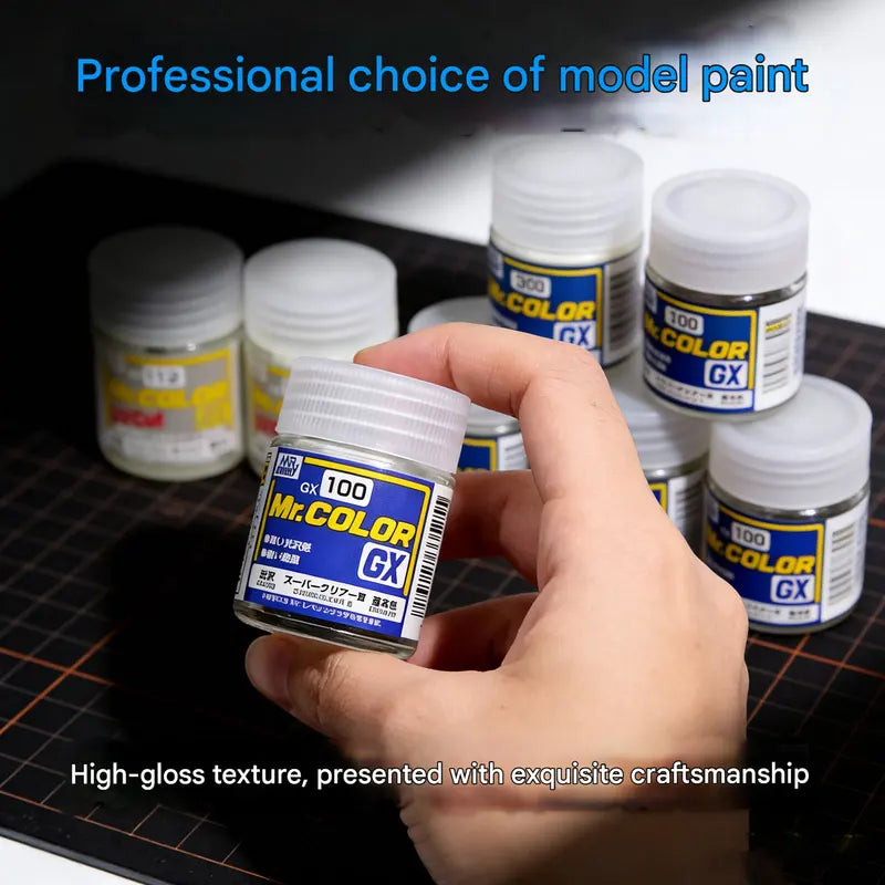 Protective Paint Oil-Based Gloss Matte Finish for Model Making GX100 GX114