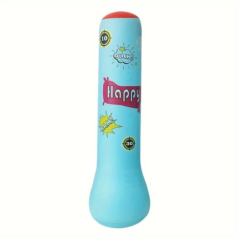 Inflatable Boxing Tumbler with Gloves for Home Fitness Water Fill Punching Column