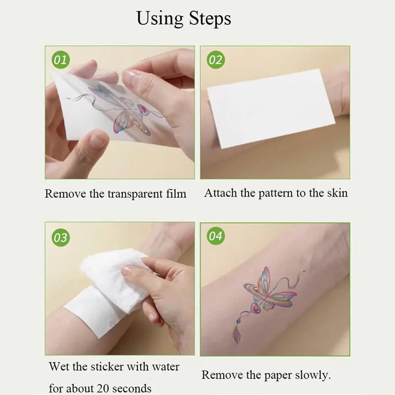 10PCS Waterproof Halloween Spider Temporary Tattoos for Body Art and Party Decorations