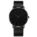 Minimalist Ultra-Thin Couple Mesh Watch Set - Fashionable Men's & Women's Quartz Watches