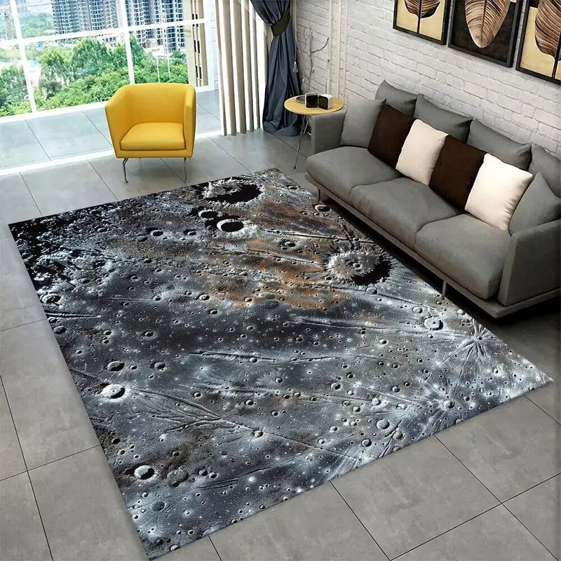 Rainbow Chakra Yoga Mandala Meditation Rug Non-Slip Floor Carpet for Bedroom Living Room