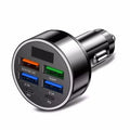 350W USB Car Charger with PD QC3.0 Type C Adapter for iPhone Samsung Huawei Xiaomi