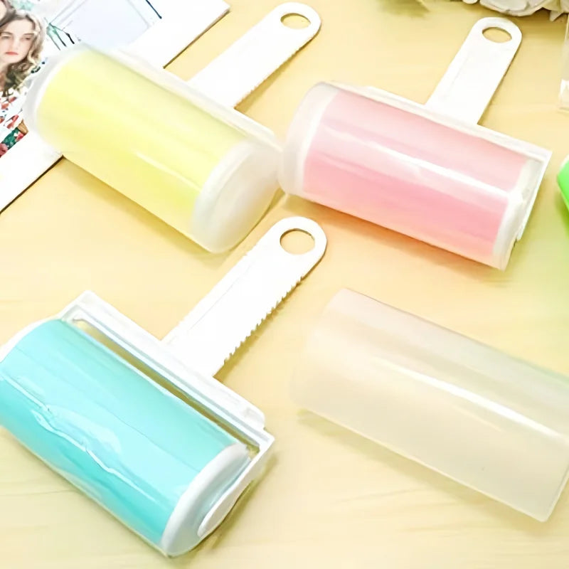 Reusable Sticky Hair Roller for Pet Hair & Dust Removal, Portable Home Cleaner