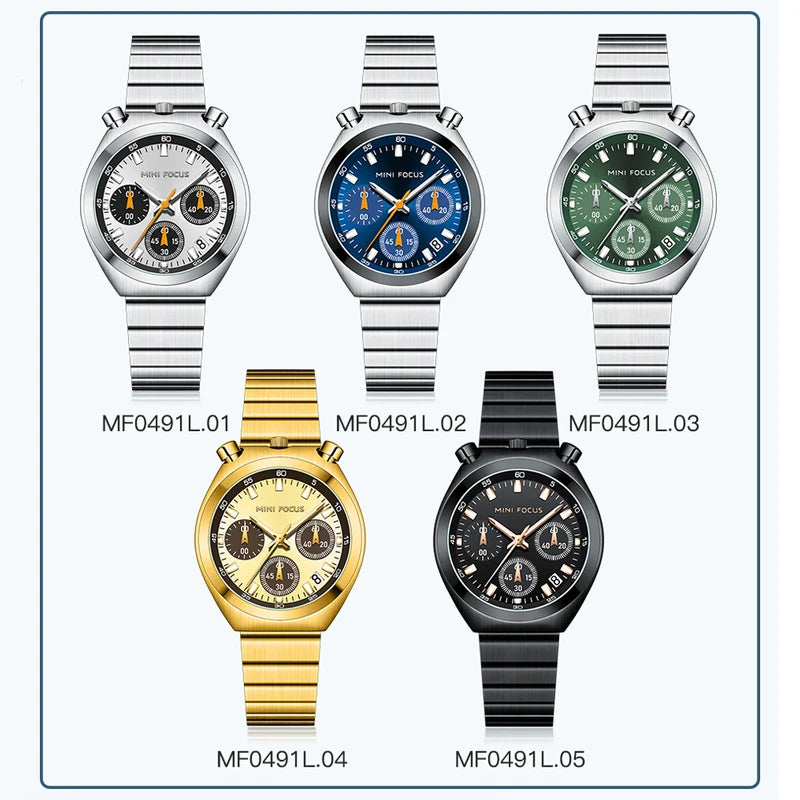 Mini Focus Women's Steel Waterproof Analog Watch with Creative Design