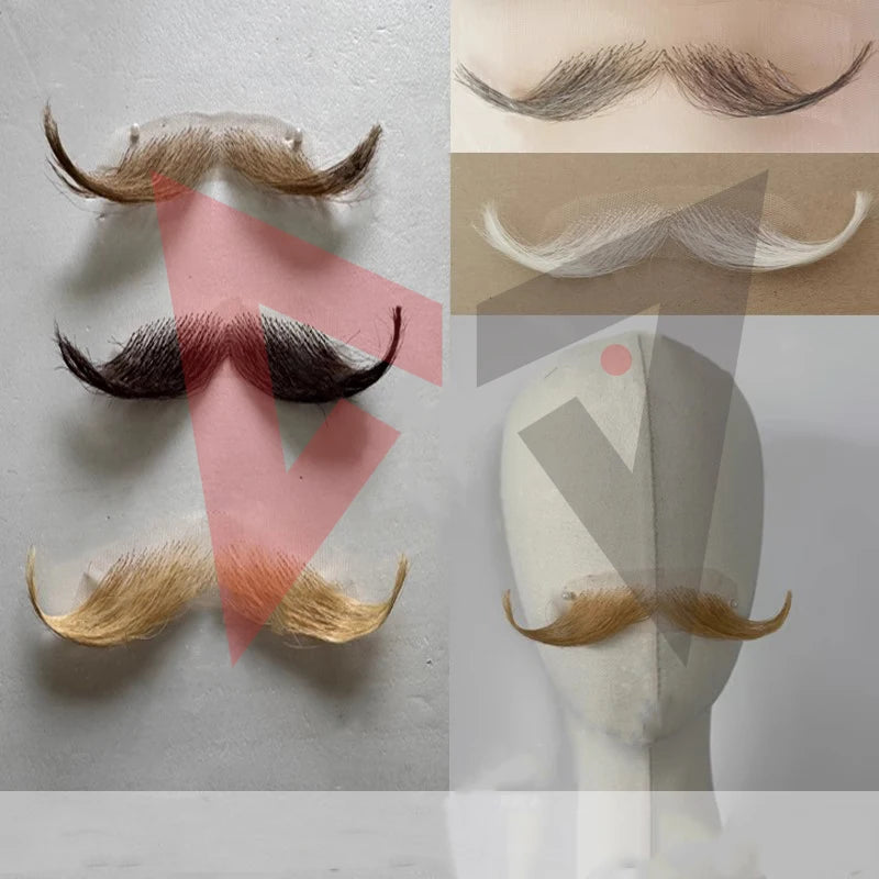 Fake Beard Prop - Simulated Mustache for Cosplay & Costume
