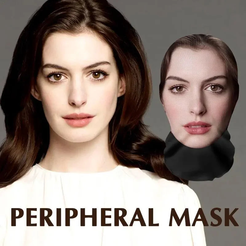 3D Printed Full Face Mask for Cosplay and Role Play - Halloween Party Prop