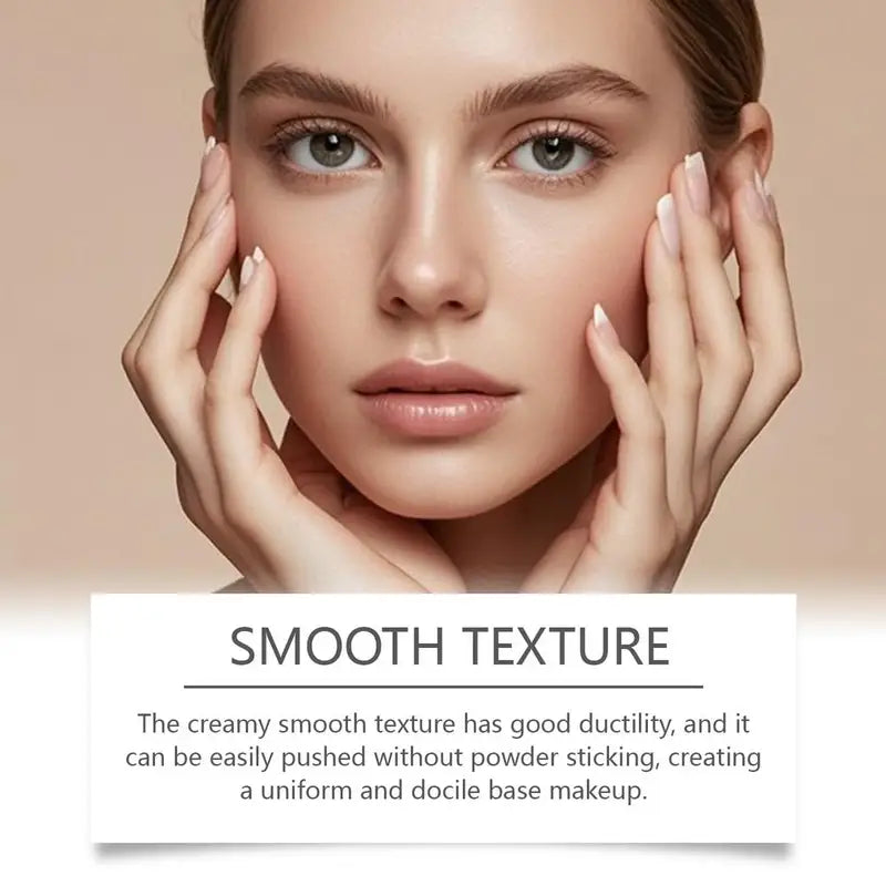 2-in-1 Color Changing Foundation Stick with Brush - Hydrating Full Coverage Makeup