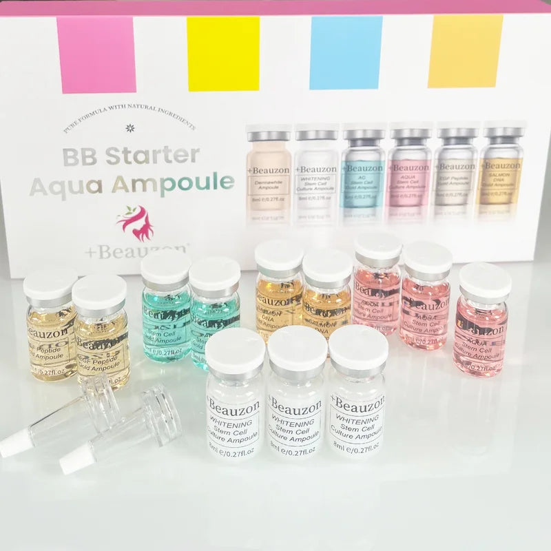 Hyaluronic Acid BB Serum Cream with Peptides and Glow Effect - 8ml