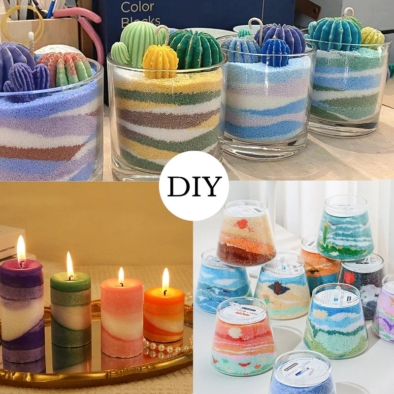 1Lb Candle Making Wax Kit with Decorative Snowflake & Ice Flower Molds - DIY Scented Candles Supplies