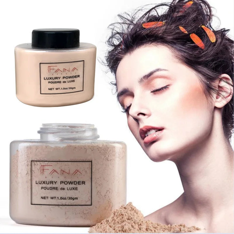 Luxury Long-Lasting Waterproof Setting Powder with Oil Control - Multiple Colors