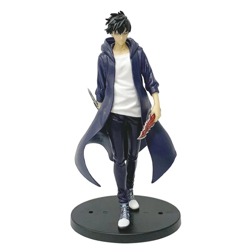 Anime Levelings Action Figure Sung Jinwoo PVC Collectible Toy 21cm - Multiple Colors