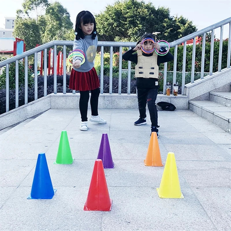 Children's Outdoor Ring Toss Game - Parent-Child Interactive Toy for Kids