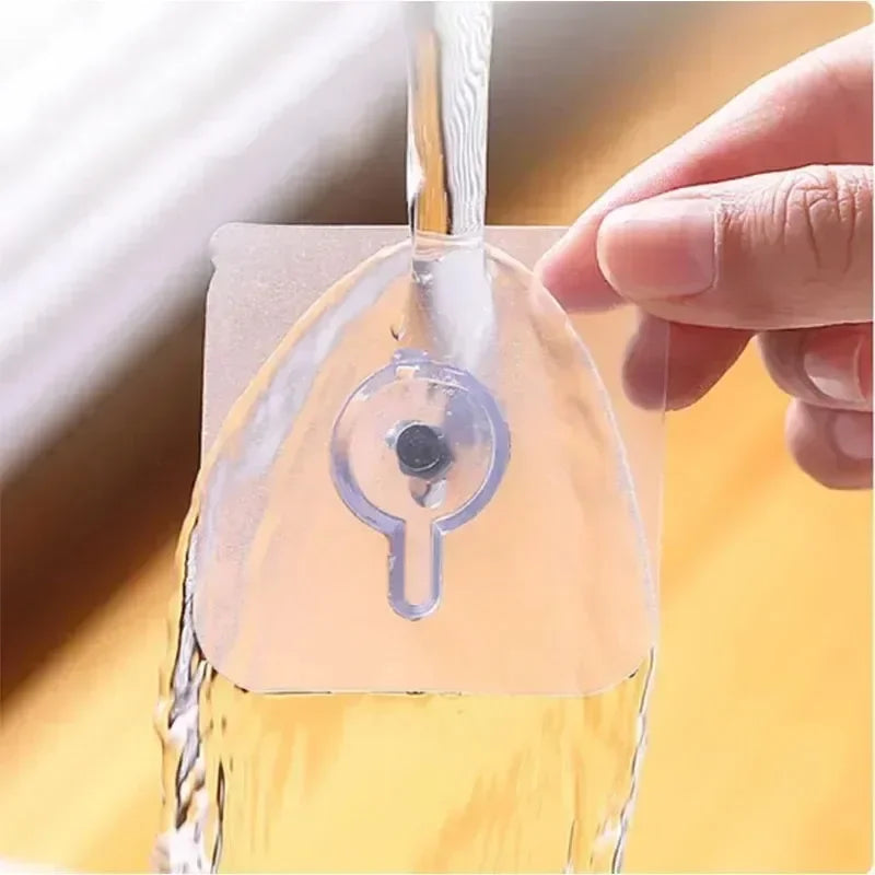 Self-Adhesive Wall Hooks 2-40 pcs Strong Sticky Mounting Racks for Home and Office