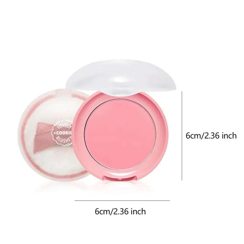 Korean Blusher Powder Set - Multiple Colors, Soft Fine Texture, Compact Makeup
