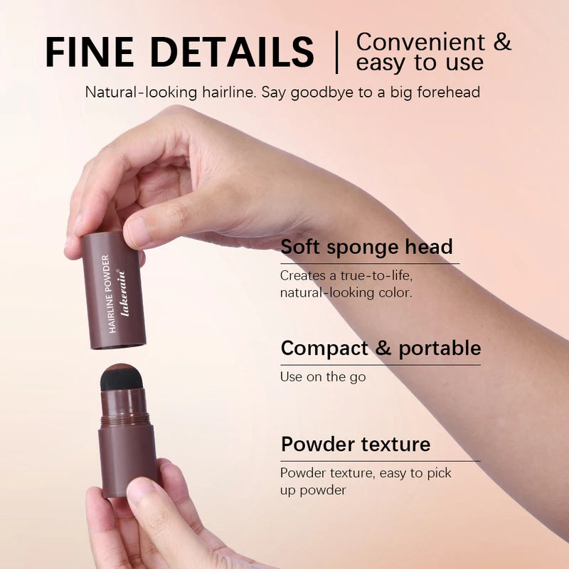 Waterproof Hairline Powder for Seam Filling & Hair Root Touch-Up - Natural Shade