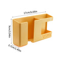 Wall-Mounted Remote Control Storage Box Rack No Punching Space Saver