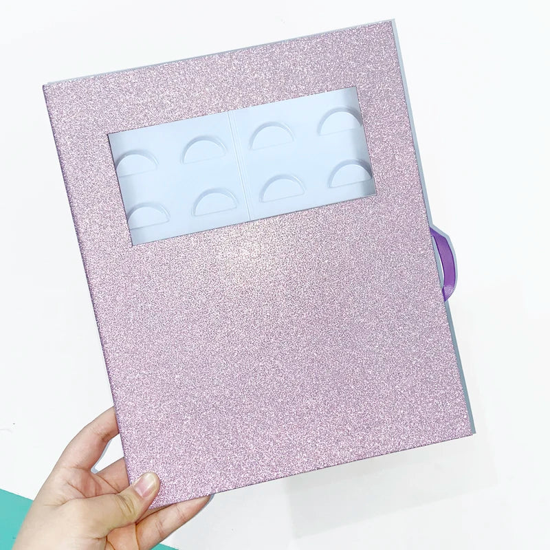 16Pairs Eyelash Packaging Box Bulk Wholesale Lash Book Display Cases