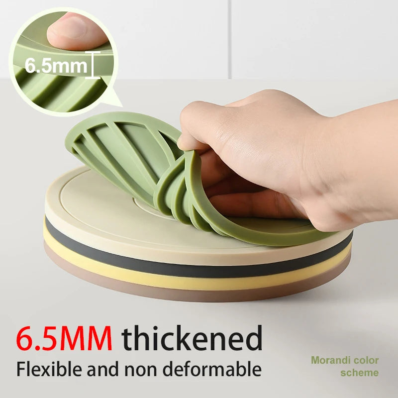 Silicone Heat Insulation Pad - Anti-Scalding Table Protector for Kitchen & Dining