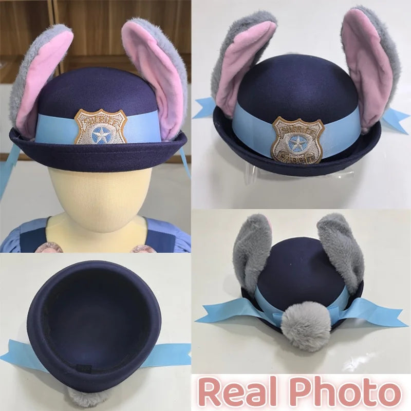Children's Police Officer Hat - Judy Hopps Cosplay Costume Accessory
