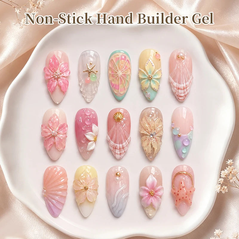 15ml Sculpting Gel for Nail Art - Non-Stick Hand Builder Gel for DIY Carving & Design