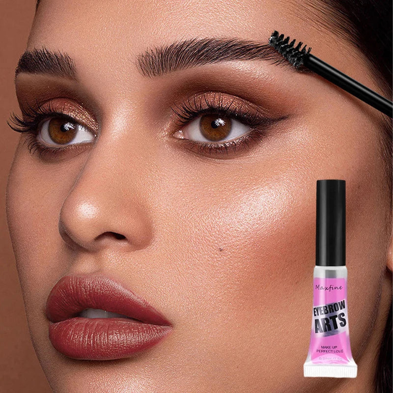 Long-Lasting Waterproof Transparent Eyebrow Gel - Quick-Dry Makeup Fixing