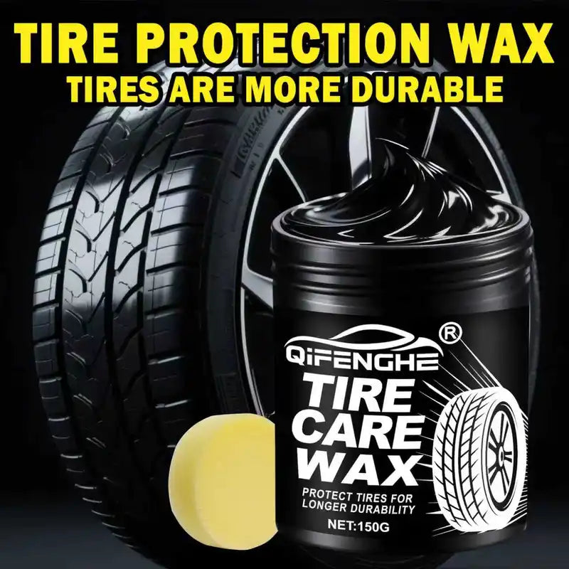 Car Tire Shine Wax - Durable Gloss Enhancer & Protective Coating for Tires