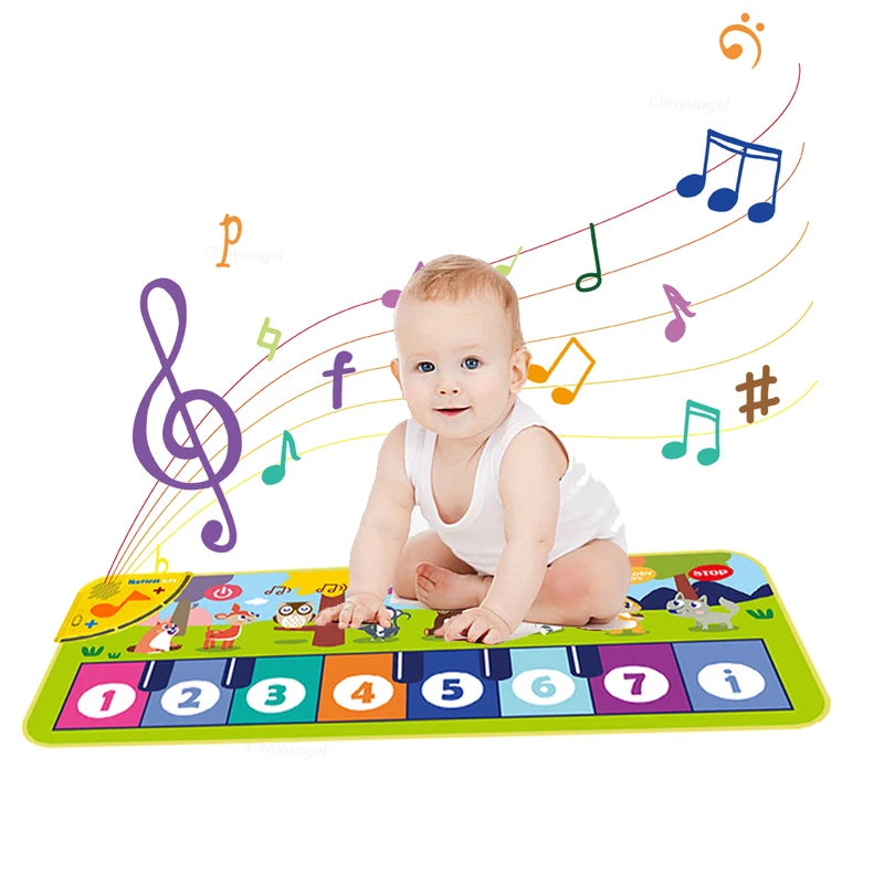 Kids Piano Mat Musical Floor Keyboard for Toddlers and Children - Educational Play Toy