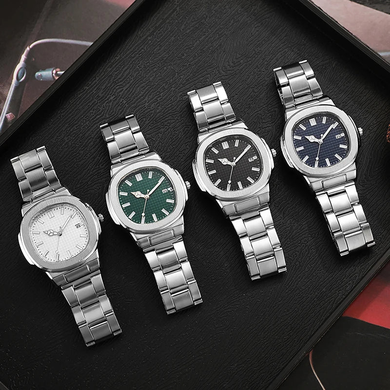 Minimalist Business Men's Quartz Watch - Trendy Fashion Timepiece