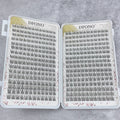 Soft 10-12mm Fish Tail Single Cluster False Eyelashes for Daily Makeup & Extensions