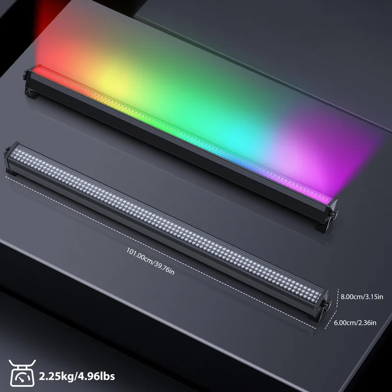 LED Wall Wash Light 252 RGB DMX Stage Lighting for DJ Concert Wedding