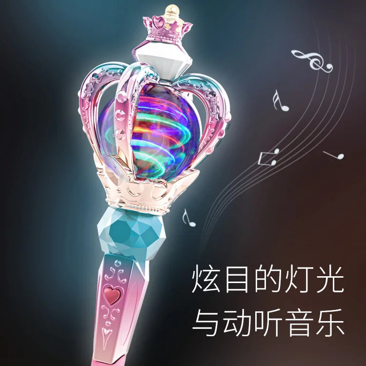 Children Fairy Wand Toy with Sound Light - Pretend Play Role-Playing Prop for Kids