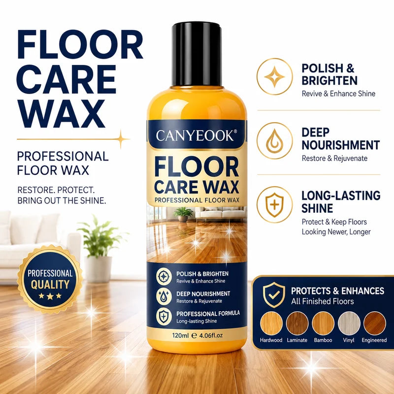 120ml Wood Floor Wax - Natural Oil for High-Gloss, Scratch-Resistant Finish