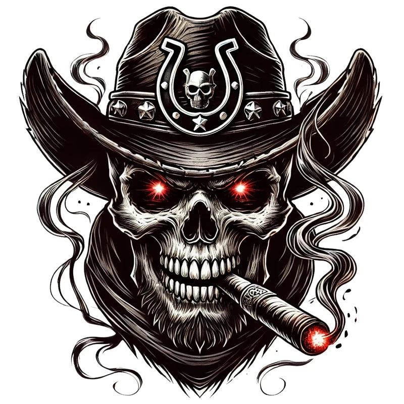 Car Skull Stickers Decorative Body Decals - Personalized Auto Accessories
