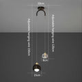 Modern Crystal Pendant Light for Living Room Bedroom Nordic Style Hanging Lamp