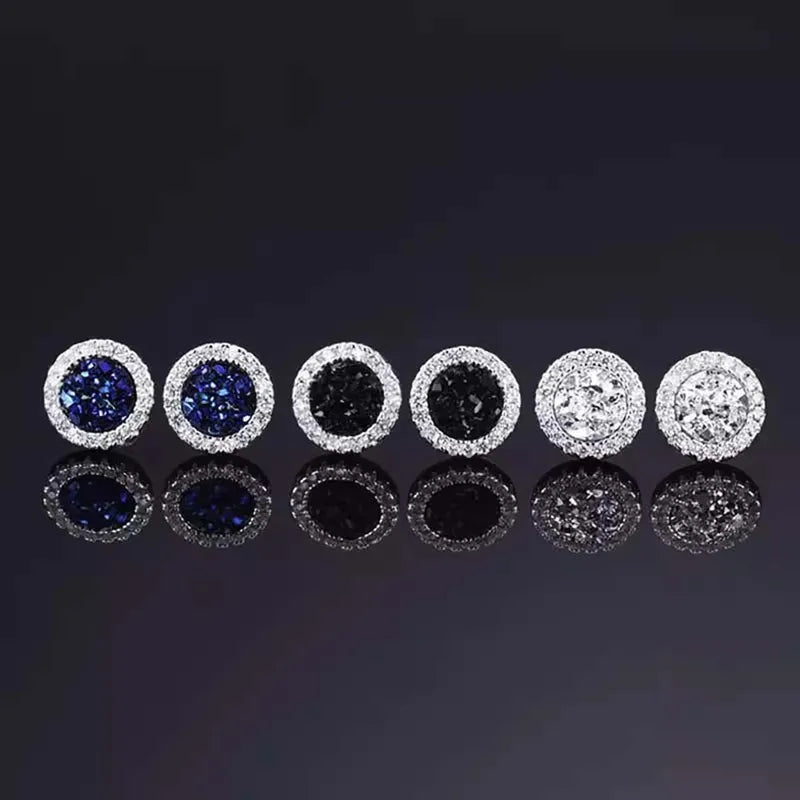 Magnetic Ear Clips for Men No Piercing Trendy Punk Style Jewelry Set