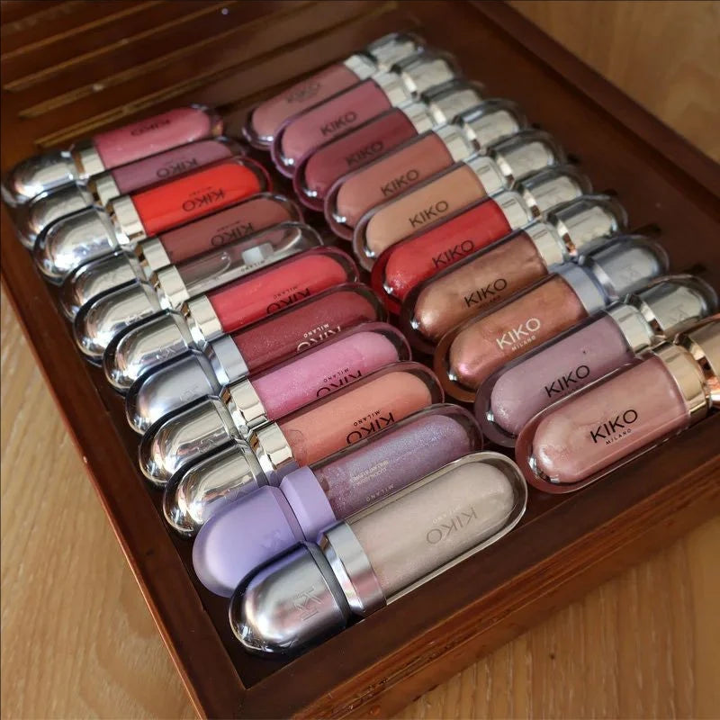 Hydrating Waterproof Lip Gloss with Shimmer and Non-Fading Formula - Multiple Colors