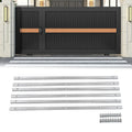 6-Piece Steel Gear Racks for Sliding Gates, 1M Length, Rust-Resistant