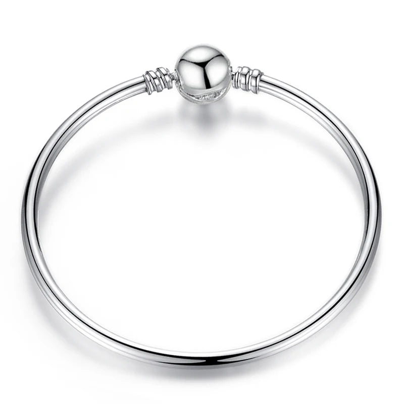 Women's Forever Love Charm Bracelet Bangles - Adjustable Fine Jewelry