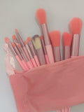 13-Piece Makeup Brush Set with Eye Shadow and Foundation Brushes – Soft Cosmetic Tools for Women