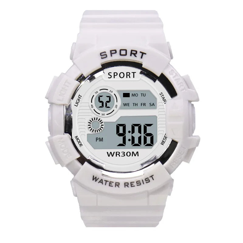 Kids Digital Sport Watch Waterproof Luminous Electronic Wristwatch for Boys & Girls